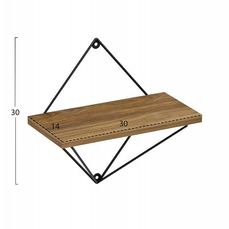 ΣΕΤ ΡΑΦΙΑ ΤΟΙΧΟΥ ZANNARD HM8929.11 ΜΕΤΑΛΛΟ ΜΑΥΡΟ-ΜΕΛΑΜΙΝΗ ΦΥΣΙΚΟ 30x14x30Υ εκ. ΣΕΤ ΡΑΦΙΑ ΤΟΙΧΟΥ ZANNARD HM8929.11 ΜΕΤΑΛΛΟ ΜΑΥΡΟ-ΜΕΛΑΜΙΝΗ ΦΥΣΙΚΟ 30x14x30Υ εκ.