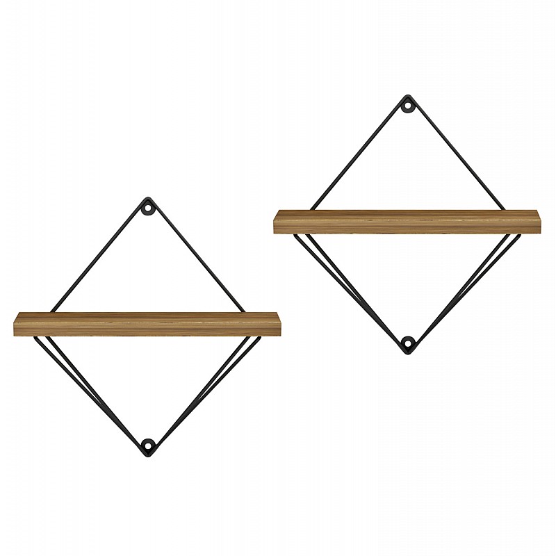 ΣΕΤ ΡΑΦΙΑ ΤΟΙΧΟΥ ZANNARD HM8929.11 ΜΕΤΑΛΛΟ ΜΑΥΡΟ-ΜΕΛΑΜΙΝΗ ΦΥΣΙΚΟ 30x14x30Υ εκ. ΣΕΤ ΡΑΦΙΑ ΤΟΙΧΟΥ ZANNARD HM8929.11 ΜΕΤΑΛΛΟ ΜΑΥΡΟ-ΜΕΛΑΜΙΝΗ ΦΥΣΙΚΟ 30x14x30Υ εκ.