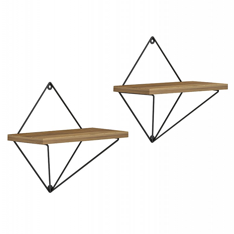 ΣΕΤ ΡΑΦΙΑ ΤΟΙΧΟΥ ZANNARD HM8929.11 ΜΕΤΑΛΛΟ ΜΑΥΡΟ-ΜΕΛΑΜΙΝΗ ΦΥΣΙΚΟ 30x14x30Υ εκ. ΣΕΤ ΡΑΦΙΑ ΤΟΙΧΟΥ ZANNARD HM8929.11 ΜΕΤΑΛΛΟ ΜΑΥΡΟ-ΜΕΛΑΜΙΝΗ ΦΥΣΙΚΟ 30x14x30Υ εκ.