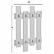 ΚΡΕΜΑΣΤΡΑ ΕΙΣΟΔΟΥ WESSON HM8940.11 ΜΕΛΑΜΙΝΗ ΣΕ ΛΕΥΚΟ 64x4x79Υεκ. ΚΡΕΜΑΣΤΡΑ ΕΙΣΟΔΟΥ WESSON HM8940.11 ΜΕΛΑΜΙΝΗ ΣΕ ΛΕΥΚΟ 64x4x79Υεκ.