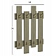 ΚΡΕΜΑΣΤΡΑ ΕΙΣΟΔΟΥ WESSON HM8940.12 ΜΕΛΑΜΙΝΗ ΣΕ OLIVE GREEN 64x4x79Υεκ. ΚΡΕΜΑΣΤΡΑ ΕΙΣΟΔΟΥ WESSON HM8940.12 ΜΕΛΑΜΙΝΗ ΣΕ OLIVE GREEN 64x4x79Υεκ.