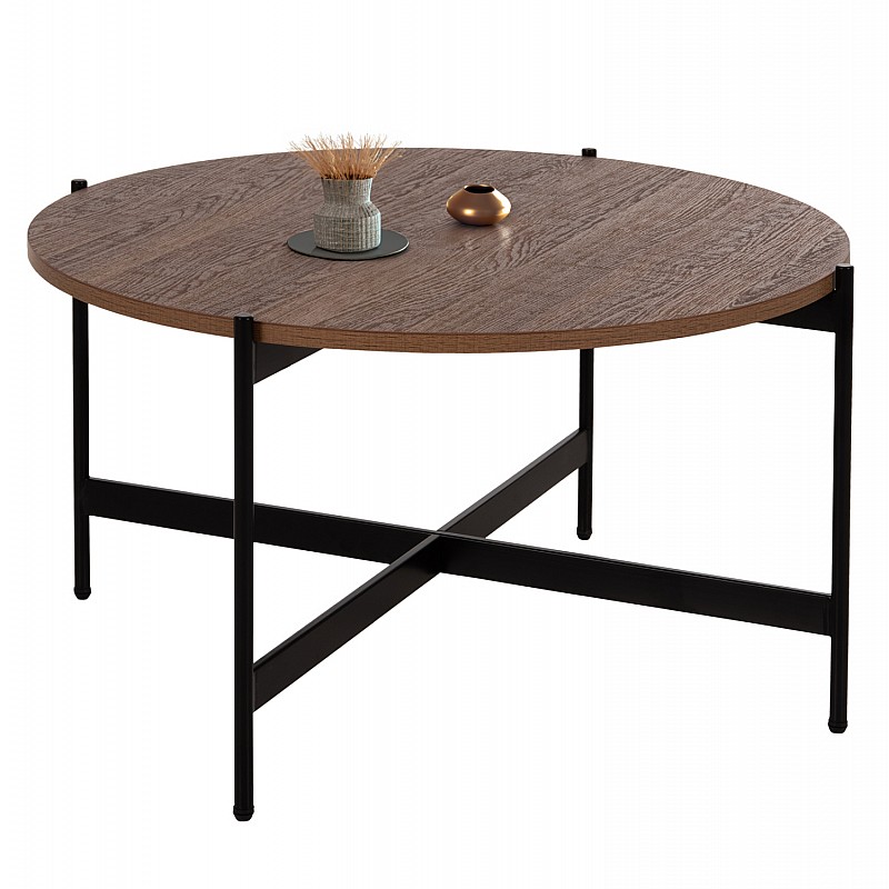ΤΡΑΠΕΖΙ ΣΑΛΟΝΙΟΥ HM9588.04 MDF ΚΑΡΥΔΙ-ΜΑΥΡΗ ΜΕΤΑΛΛΙΚΗ ΒΑΣΗ Φ80x45Υεκ. ΤΡΑΠΕΖΙ ΣΑΛΟΝΙΟΥ HM9588.04 MDF ΚΑΡΥΔΙ-ΜΑΥΡΗ ΜΕΤΑΛΛΙΚΗ ΒΑΣΗ Φ80x45Υεκ.