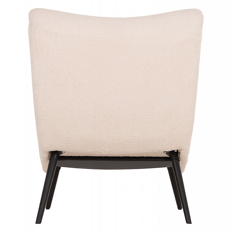 ΠΟΛΥΘΡΟΝΑ BRYM HM9605.06 ΕΚΡΟΥ ΜΠΟΥΚΛΕ ΥΦΑΣΜΑ-ΜΑΥΡΑ ΞΥΛΙΝΑ ΠΟΔΙΑ 97x80x100Υ εκ.