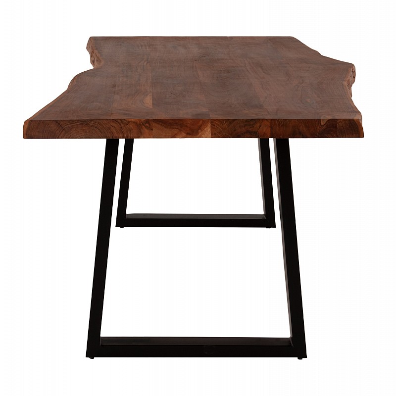 ΤΡΑΠΕΖΙ ΤΡΑΠΕΖΑΡΙΑΣ MONTANA HM9620.11 ΜΑΣΙΦ ΞΥΛΟ ΑΚΑΚΙΑΣ 240x100x77Υεκ. 4εκ ΠΑΧΟΣ ΕΠΙΦΑΝΕΙΑΣ