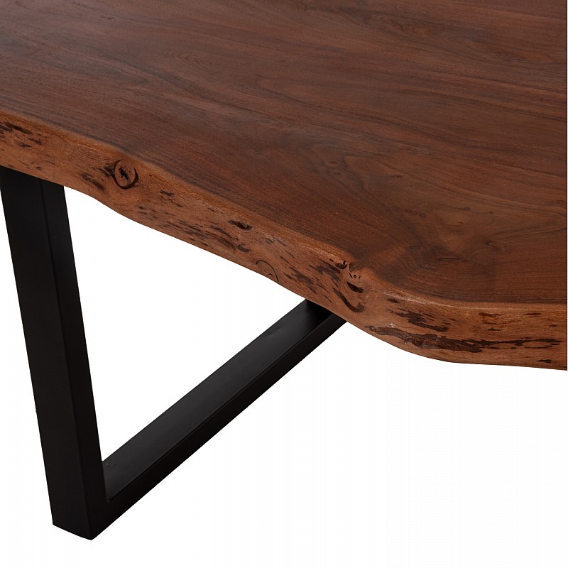 ΤΡΑΠΕΖΙ ΤΡΑΠΕΖΑΡΙΑΣ MONTANA HM9620.11 ΜΑΣΙΦ ΞΥΛΟ ΑΚΑΚΙΑΣ 240x100x77Υεκ. 4εκ ΠΑΧΟΣ ΕΠΙΦΑΝΕΙΑΣ