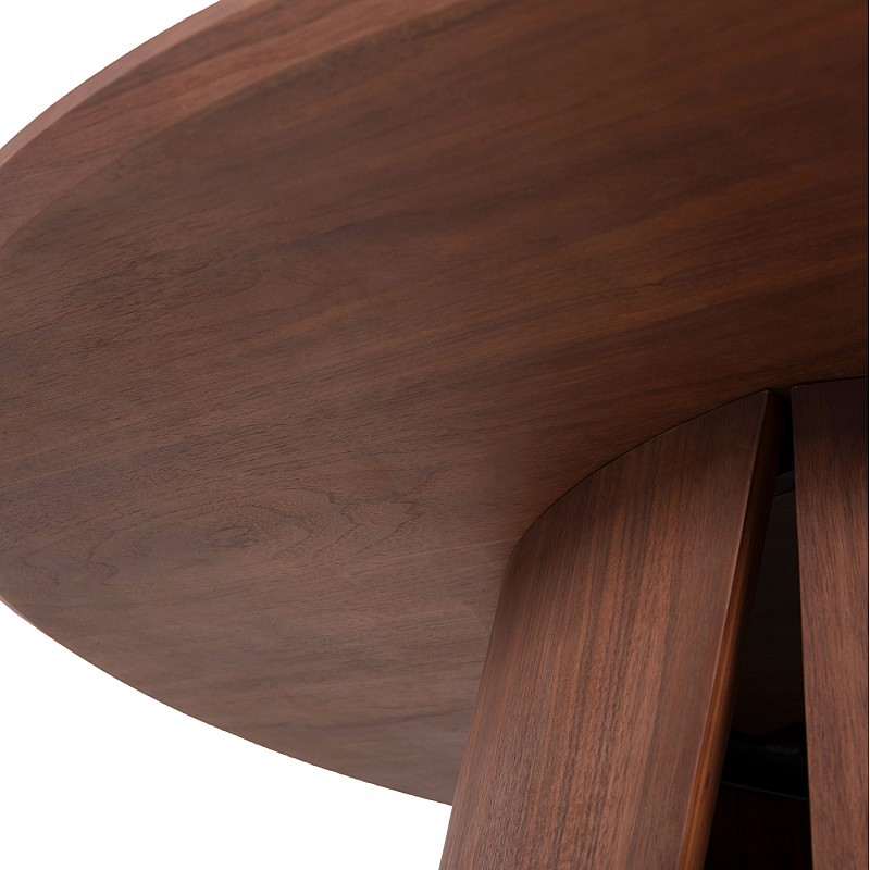 ΤΡΑΠΕΖΙ ΣΤΡΟΓΓΥΛΟ DENTY HM9612.02 MDF ΜΕ ΚΑΠΛΑΜΑ ΔΡΥΟΣ-ΧΡΩΜΑ ΚΑΡΥΔΙ Φ120x75Υεκ. ΤΡΑΠΕΖΙ ΣΤΡΟΓΓΥΛΟ DENTY HM9612.02 MDF ΜΕ ΚΑΠΛΑΜΑ ΔΡΥΟΣ-ΧΡΩΜΑ ΚΑΡΥΔΙ Φ120x75Υεκ.