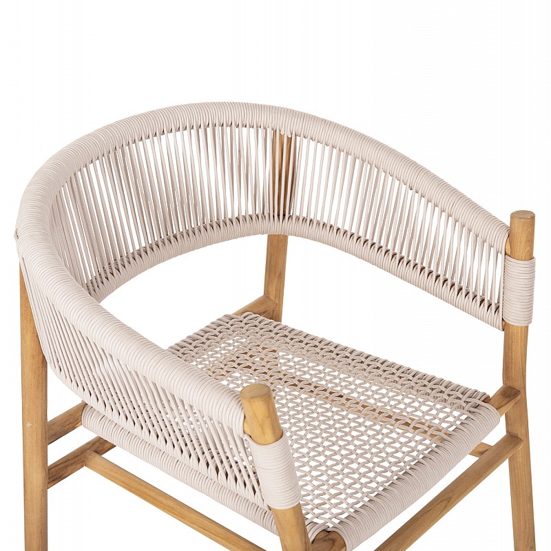 ΠΟΛΥΘΡΟΝΑ IRVING HM9763 ΞΥΛΟ ΤΕΑΚ ΣΕ ΦΥΣΙΚΟ ΧΡΩΜΑ ΜΕ ΜΠΕΖ ΣΧΟΙΝΙ 60x55x78Yεκ.