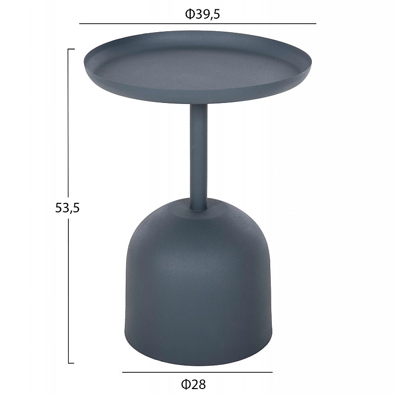 ΤΡΑΠΕΖΙ ΒΟΗΘΗΤΙΚΟ ΣΤΡΟΓΓΥΛΟ DELBEL HM4261.05 ΜΕΤΑΛΛΟ ΜΠΛΕ ΣΚΟΥΡΟ Φ39,5x53,5Υ εκ. ΤΡΑΠΕΖΙ ΒΟΗΘΗΤΙΚΟ ΣΤΡΟΓΓΥΛΟ DELBEL HM4261.05 ΜΕΤΑΛΛΟ ΜΠΛΕ ΣΚΟΥΡΟ Φ39,5x53,5Υ εκ.