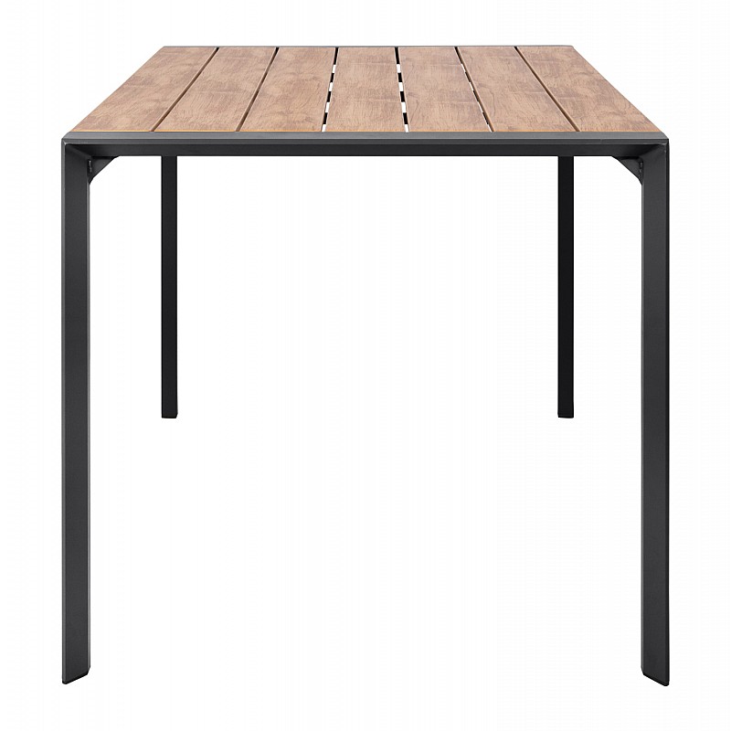 ΤΡΑΠΕΖΙ ΕΞΩΤ.ΧΩΡΟΥ GOYA HM6059.03 ΑΛΟΥΜΙΝΙΟ ΑΝΘΡΑΚΙ & POLYWOOD 160X80Χ75Υεκ.