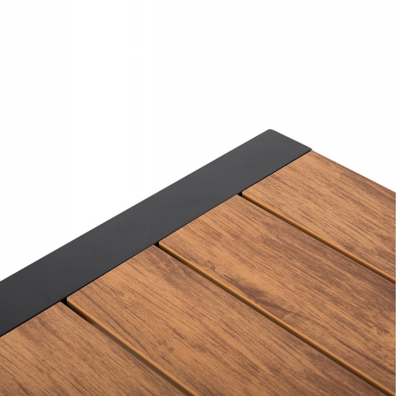 ΤΡΑΠΕΖΙ ΕΞΩΤ.ΧΩΡΟΥ GOYA HM6059.03 ΑΛΟΥΜΙΝΙΟ ΑΝΘΡΑΚΙ & POLYWOOD 160X80Χ75Υεκ.