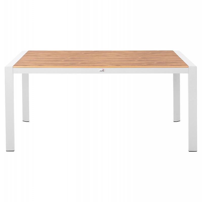 ΤΡΑΠΕΖΙ ΕΞΩΤ.ΧΩΡΟΥ GOYA HM6059.01 ΑΛΟΥΜΙΝΙΟ ΛΕΥΚΟ & POLYWOOD 160X80Χ75Υεκ.