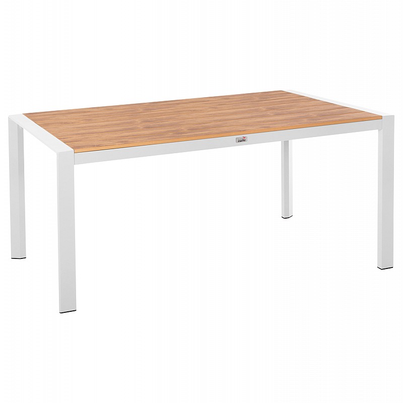 ΤΡΑΠΕΖΙ ΕΞΩΤ.ΧΩΡΟΥ GOYA HM6059.01 ΑΛΟΥΜΙΝΙΟ ΛΕΥΚΟ & POLYWOOD 160X80Χ75Υεκ.