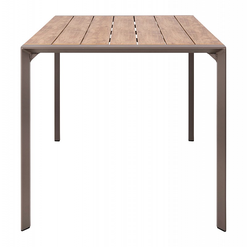 ΤΡΑΠΕΖΙ ΕΞΩΤ.ΧΩΡΟΥ GOYA HM6059.04 ΑΛΟΥΜΙΝΙΟ ΣΑΜΠΑΝΙ & POLYWOOD 160X80Χ75Υεκ.