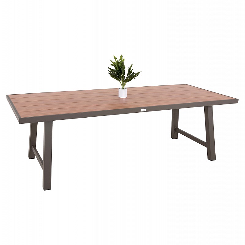 ΤΡΑΠΕΖΙ ΑΛΟΥΜΙΝΙΟΥ GOBAR HM6060.04 ΣΑΜΠΑΝΙ ΜΕ ΕΠΙΦΑΝΕΙΑ ΑΠΟΜΙΜΗΣΗΣ ΞΥΛΟΥ 240Χ105Χ75Υεκ. ΤΡΑΠΕΖΙ ΑΛΟΥΜΙΝΙΟΥ GOBAR HM6060.04 ΣΑΜΠΑΝΙ ΜΕ ΕΠΙΦΑΝΕΙΑ ΑΠΟΜΙΜΗΣΗΣ ΞΥΛΟΥ 240Χ105Χ75Υεκ.