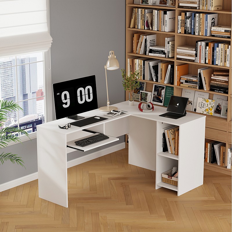 ΓΩΝΙΑΚΟ ΓΡΑΦΕΙΟ SHIG HM2135.03 MDF ΣΕ ΛΕΥΚΟ 140x120x75Υεκ ΓΩΝΙΑΚΟ ΓΡΑΦΕΙΟ SHIG HM2135.03 MDF ΣΕ ΛΕΥΚΟ 140x120x75Υεκ