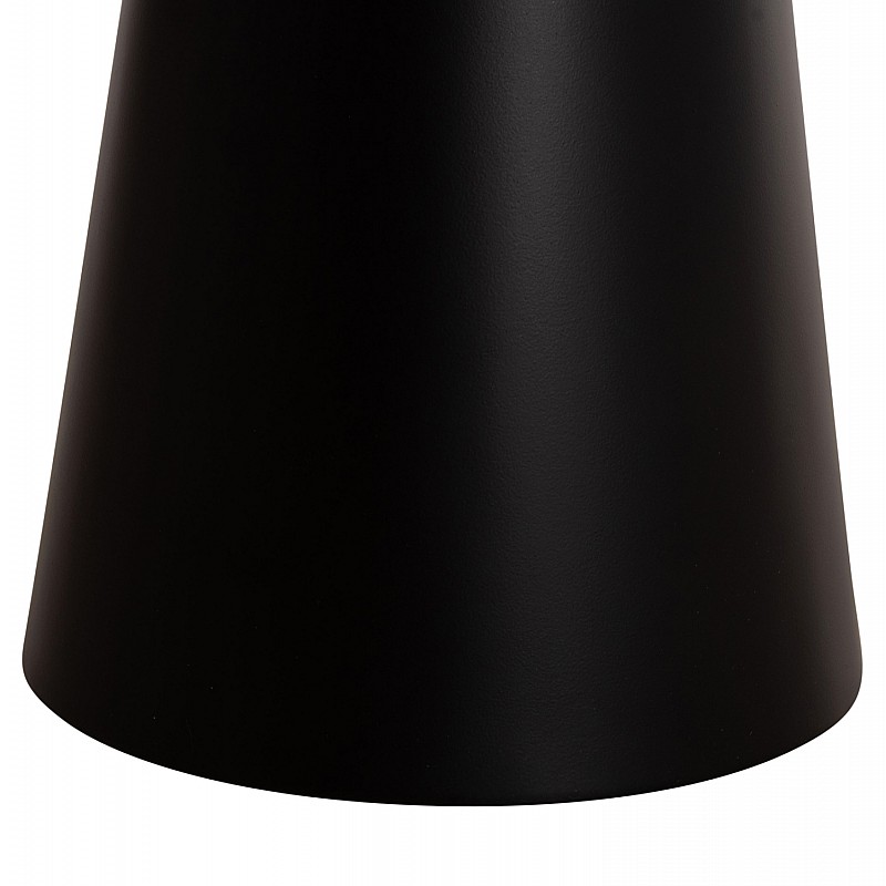 ΤΡΑΠΕΖΙA ΣΑΛΟΝΙΟΥ 2ΤΜΧ DIEN HM9926 ΜΕΤΑΛ.ΒΑΣΕΙΣ & ΚΕΡΑΜΙΚΟ TOP-ΜΑΥΡΟ Φ56.5 & Φ43.5 εκ.