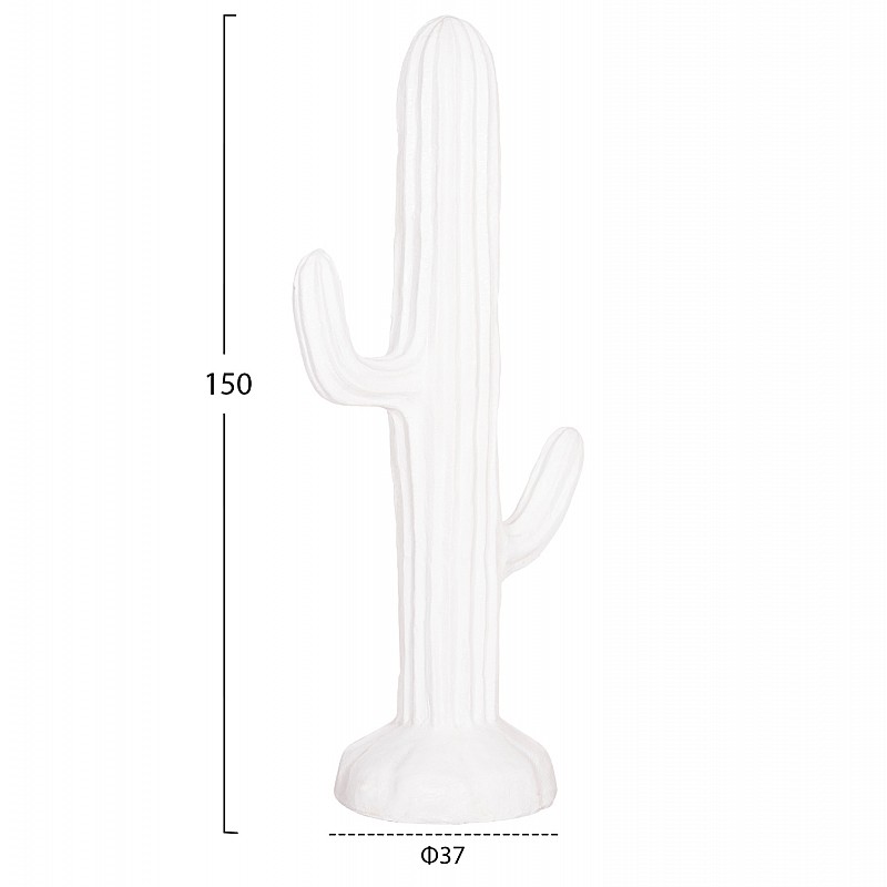 ΔΙΑΚΟΣΜΗΤΙΚΟΣ ΚΑΚΤΟΣ ΔΑΠΕΔΟΥ CACTUS HM4386.02L ΓΥΨΟΣ ΣΕ ΛΕΥΚΟ 63x37x150Υεκ.
