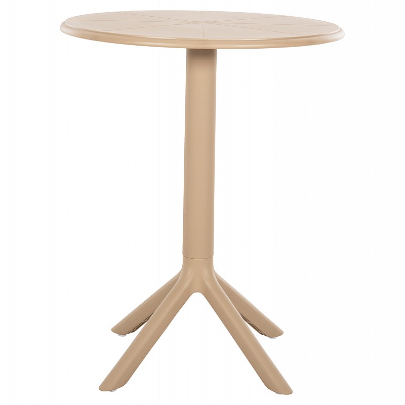 ΤΡΑΠΕΖΙ ΠΟΛΥΠΡΟΠΥΛΕΝΙΟΥ ΣΤΡΟΓΓΥΛΟ TERRIN HM6124.14 ΚΑΠΟΥΤΣΙΝΟ Φ61x77Υεκ. ΤΡΑΠΕΖΙ ΠΟΛΥΠΡΟΠΥΛΕΝΙΟΥ ΣΤΡΟΓΓΥΛΟ TERRIN HM6124.14 ΚΑΠΟΥΤΣΙΝΟ Φ61x77Υεκ.