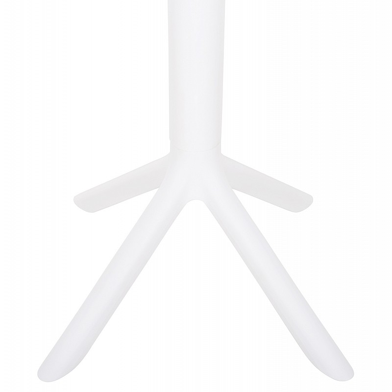 ΤΡΑΠΕΖΙ ΠΟΛΥΠΡΟΠΥΛΕΝΙΟΥ ΣΤΡΟΓΓΥΛΟ TERRIN HM6124.11 ΛΕΥΚΟ Φ61x77Υεκ.