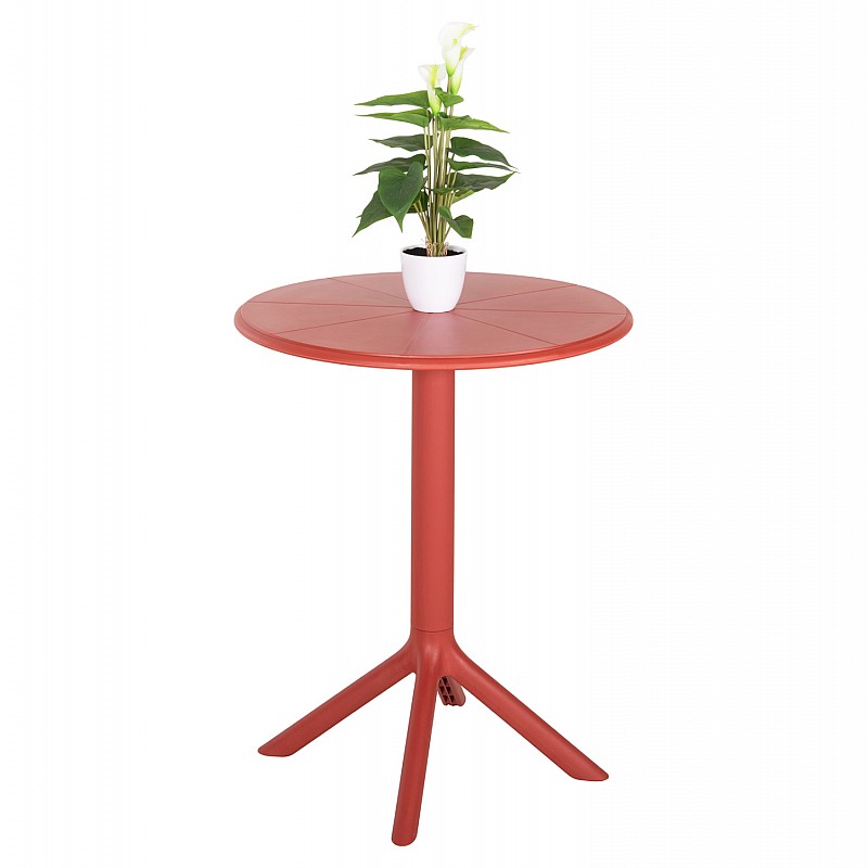 ΤΡΑΠΕΖΙ ΠΟΛΥΠΡΟΠΥΛΕΝΙΟΥ ΣΤΡΟΓΓΥΛΟ TERRIN HM6124.16 ΚΟΚΚΙΝΟ Φ61x77Υεκ. ΤΡΑΠΕΖΙ ΠΟΛΥΠΡΟΠΥΛΕΝΙΟΥ ΣΤΡΟΓΓΥΛΟ TERRIN HM6124.16 ΚΟΚΚΙΝΟ Φ61x77Υεκ.