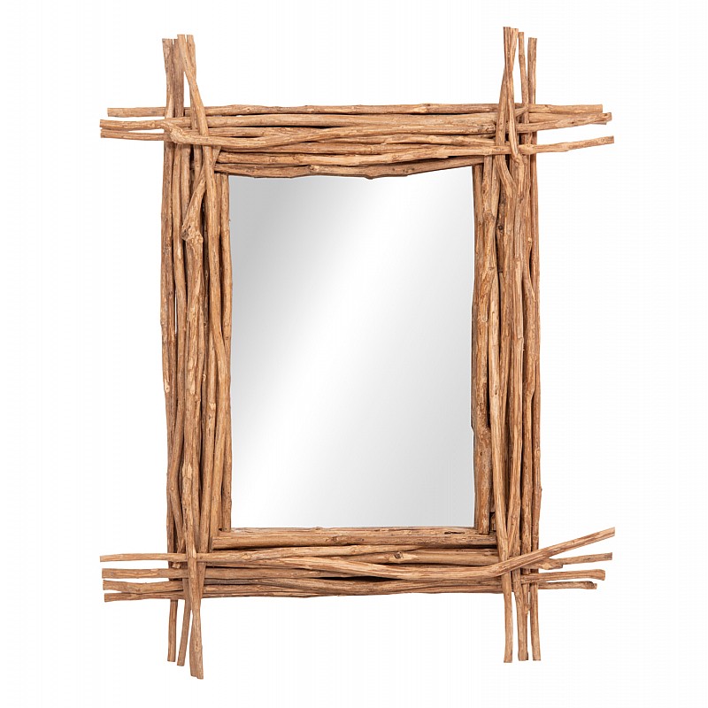 ΚΑΘΡΕΠΤΗΣ ΤΟΙΧΟΥ TWIGGER HM4442 DRIFTWOOD ΣΕ ΦΥΣΙΚΟ ΧΡΩΜΑ 80x15x100Υεκ