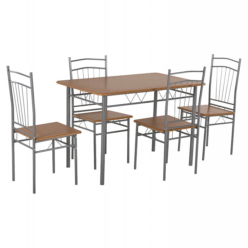 ΣΕΤ ΤΡΑΠΕΖΑΡΙΑΣ 5ΤΜΧ PEARY HM9416.12 ΜΕΤΑΛΛΟ ΑΣΗΜΙ-MDF ΣΟΝΑΜΑ 110x60x74Yεκ. ΣΕΤ ΤΡΑΠΕΖΑΡΙΑΣ 5ΤΜΧ PEARY HM9416.12 ΜΕΤΑΛΛΟ ΑΣΗΜΙ-MDF ΣΟΝΑΜΑ 110x60x74Yεκ.