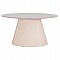 ΤΡΑΠΕΖΙ ΣΑΛΟΝΙΟΥ DUNCAN HM18022.02 ΚΕΡΑΜΙΚΟ TOP-MDF ΒΑΣΗ-ΚΡΕΜ ΛΕΥΚΟ Φ80x41Υεκ.