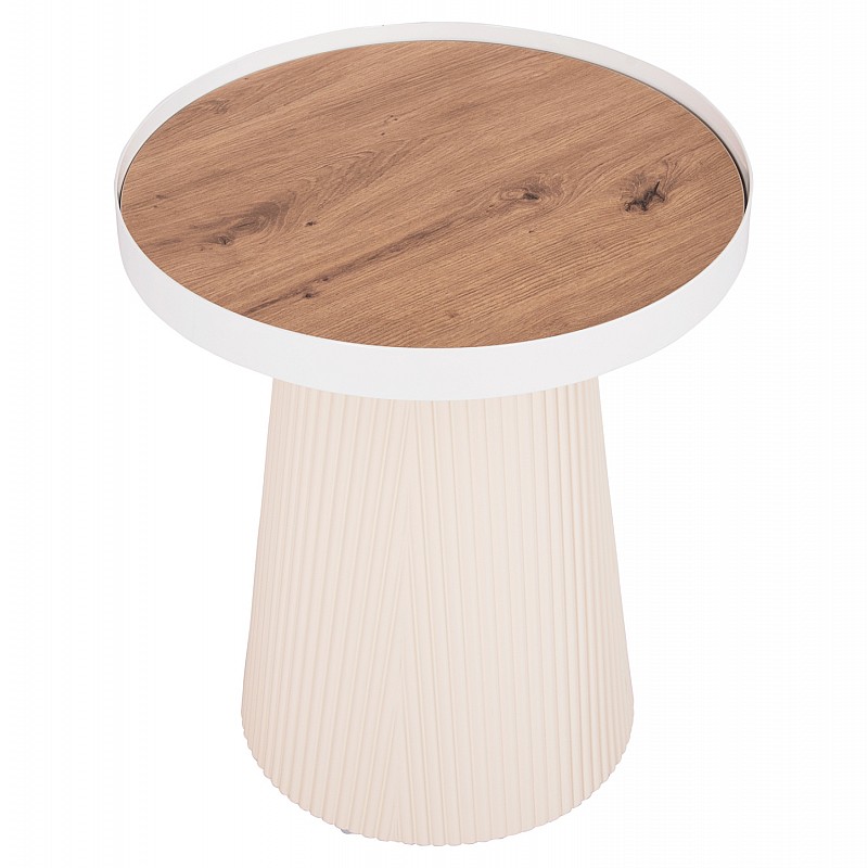 ΤΡΑΠΕΖΑΚΙ ΒΟΗΘΗΤΙΚΟ DENTON HM18023.02 MDF TOP ΦΥΣΙΚΟ ΞΥΛΟΥ-ΒΑΣΗ ΛΕΥΚΗ Φ45x51,5Υεκ. ΤΡΑΠΕΖΑΚΙ ΒΟΗΘΗΤΙΚΟ DENTON HM18023.02 MDF TOP ΦΥΣΙΚΟ ΞΥΛΟΥ-ΒΑΣΗ ΛΕΥΚΗ Φ45x51,5Υεκ.