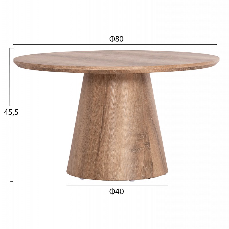 ΤΡΑΠΕΖΙ ΣΑΛΟΝΙΟΥ KARAN HM18028 MDF ΣΕ ΦΥΣΙΚΟ ΧΡΩΜΑ ΞΥΛΟΥ Φ80x45,5Υεκ. ΤΡΑΠΕΖΙ ΣΑΛΟΝΙΟΥ KARAN HM18028 MDF ΣΕ ΦΥΣΙΚΟ ΧΡΩΜΑ ΞΥΛΟΥ Φ80x45,5Υεκ.