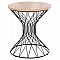 ΒΟΗΘΗΤΙΚΟ ΤΡΑΠΕΖΙ ΣΑΛΟΝΙΟΥ KEON HM18038.03 MDF TOP ΣΕ ΣΟΝΑΜΑ-ΜΕΤΑΛΛΟ Φ45x50Υεκ.