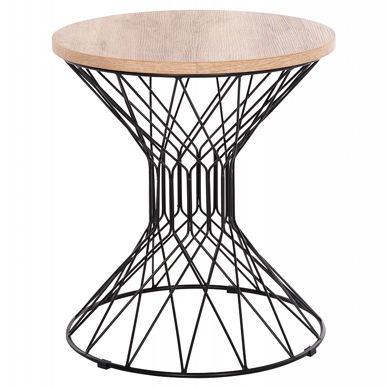 ΒΟΗΘΗΤΙΚΟ ΤΡΑΠΕΖΙ ΣΑΛΟΝΙΟΥ KEON HM18038.03 MDF TOP ΣΕ ΣΟΝΑΜΑ-ΜΕΤΑΛΛΟ Φ45x50Υεκ.