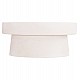 ΤΡΑΠΕΖΙ ΣΑΛΟΝΙΟΥ ΣΤΡΟΓΓΥΛΟ ΣΕΙΡΑ SANTORINI HM18050 MDF ΣΕ ΥΠΟΛΕΥΚΟ ΧΡΩΜΑ Φ80x35Υεκ.