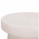 ΤΡΑΠΕΖΙ ΣΑΛΟΝΙΟΥ ΣΤΡΟΓΓΥΛΟ ΣΕΙΡΑ SANTORINI HM18050 MDF ΣΕ ΥΠΟΛΕΥΚΟ ΧΡΩΜΑ Φ80x35Υεκ.