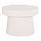 ΤΡΑΠΕΖΙ ΣΑΛΟΝΙΟΥ ΣΤΡΟΓΓΥΛΟ ΣΕΙΡΑ SANTORINI HM18051 MDF ΣΕ ΥΠΟΛΕΥΚΟ ΧΡΩΜΑ Φ60x42,5Υεκ.