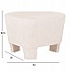 ΤΡΑΠΕΖΙ ΣΑΛΟΝΙΟΥ ΣΕΙΡΑ SANTORINI HM18053 MDF ΣΕ ΥΠΟΛΕΥΚΟ ΧΡΩΜΑ 54x61x40,5Υεκ.