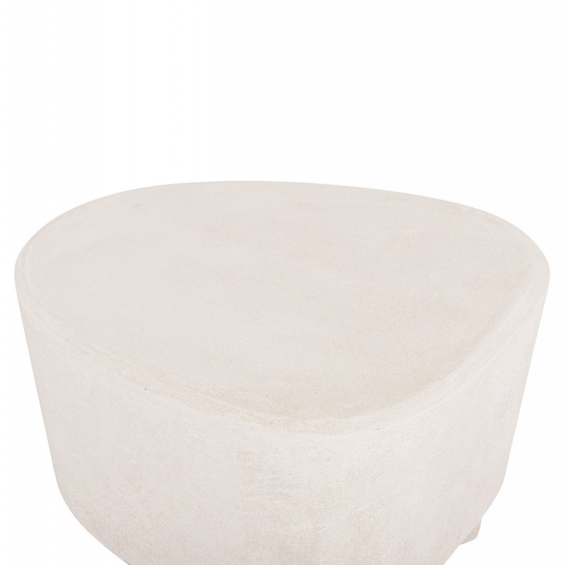ΤΡΑΠΕΖΙ ΣΑΛΟΝΙΟΥ ΣΕΙΡΑ SANTORINI HM18053 MDF ΣΕ ΥΠΟΛΕΥΚΟ ΧΡΩΜΑ 54x61x40,5Υεκ.
