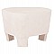 ΤΡΑΠΕΖΙ ΣΑΛΟΝΙΟΥ ΣΕΙΡΑ SANTORINI HM18053 MDF ΣΕ ΥΠΟΛΕΥΚΟ ΧΡΩΜΑ 54x61x40,5Υεκ.