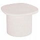 ΤΡΑΠΕΖΙ ΣΑΛΟΝΙΟΥ ΟΒΑΛ ΣΕΙΡΑ SANTORINI HM18054 MDF ΣΕ ΥΠΟΛΕΥΚΟ ΧΡΩΜΑ 54x54,5x40Υεκ
