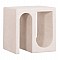 ΤΡΑΠΕΖΙ ΣΑΛΟΝΙΟΥ ΣΕΙΡΑ SANTORINI HM18070 MDF ΣΕ ΥΠΟΛΕΥΚΟ ΧΡΩΜΑ 48x38x48,5Υεκ.