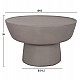 ΤΡΑΠΕΖΙ ΣΑΛΟΝΙΟΥ PIRSON HM18155.03 FIBER CEMENT ΣΕ ΓΚΡΙ--Φ60x36Υεκ. ΤΡΑΠΕΖΙ ΣΑΛΟΝΙΟΥ PIRSON HM18155.03 FIBER CEMENT ΣΕ ΓΚΡΙ--Φ60x36Υεκ.