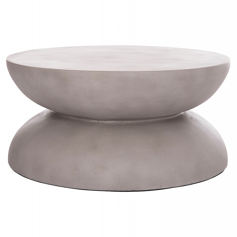 ΤΡΑΠΕΖΙ ΣΑΛΟΝΙΟΥ ANNA HM18158.03 FIBER CEMENT ΣΕ ΓΚΡΙ--Φ92x44.5Υεκ