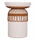 ΤΡΑΠΕΖΙ ΤΡΑΠΕΖΑΡΙΑΣ PRILEP HM18159.02 FIBER CEMENT ΛΕΥΚΟ & RATTAN--Φ60x76,5Υεκ ΤΡΑΠΕΖΙ ΤΡΑΠΕΖΑΡΙΑΣ PRILEP HM18159.02 FIBER CEMENT ΛΕΥΚΟ & RATTAN--Φ60x76,5Υεκ