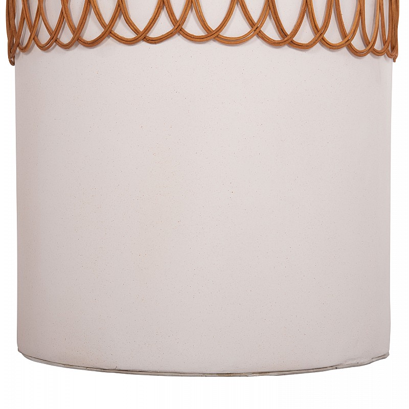 ΤΡΑΠΕΖΙ ΤΡΑΠΕΖΑΡΙΑΣ PRILEP HM18159.02 FIBER CEMENT ΛΕΥΚΟ & RATTAN--Φ60x76,5Υεκ ΤΡΑΠΕΖΙ ΤΡΑΠΕΖΑΡΙΑΣ PRILEP HM18159.02 FIBER CEMENT ΛΕΥΚΟ & RATTAN--Φ60x76,5Υεκ