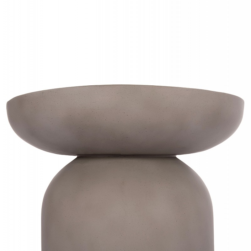 ΒΟΗΘΗΤΙΚΟ ΤΡΑΠΕΖΙ ANNA HM18160.03 FIBER CEMENT ΣΕ ΓΚΡΙ--Φ60x76Υεκ.