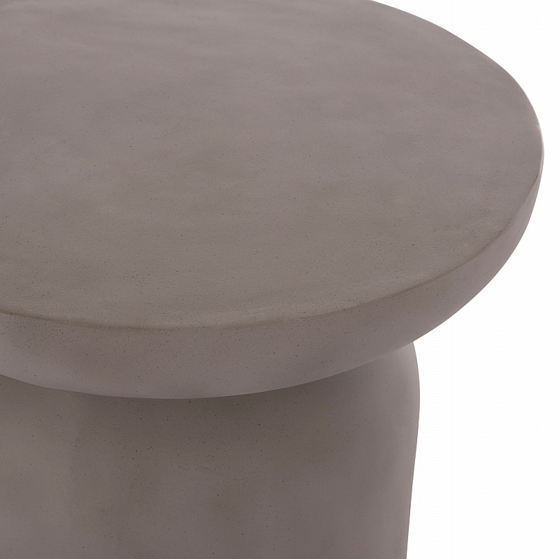 ΒΟΗΘΗΤΙΚΟ ΤΡΑΠΕΖΙ ANNA HM18160.03 FIBER CEMENT ΣΕ ΓΚΡΙ--Φ60x76Υεκ.