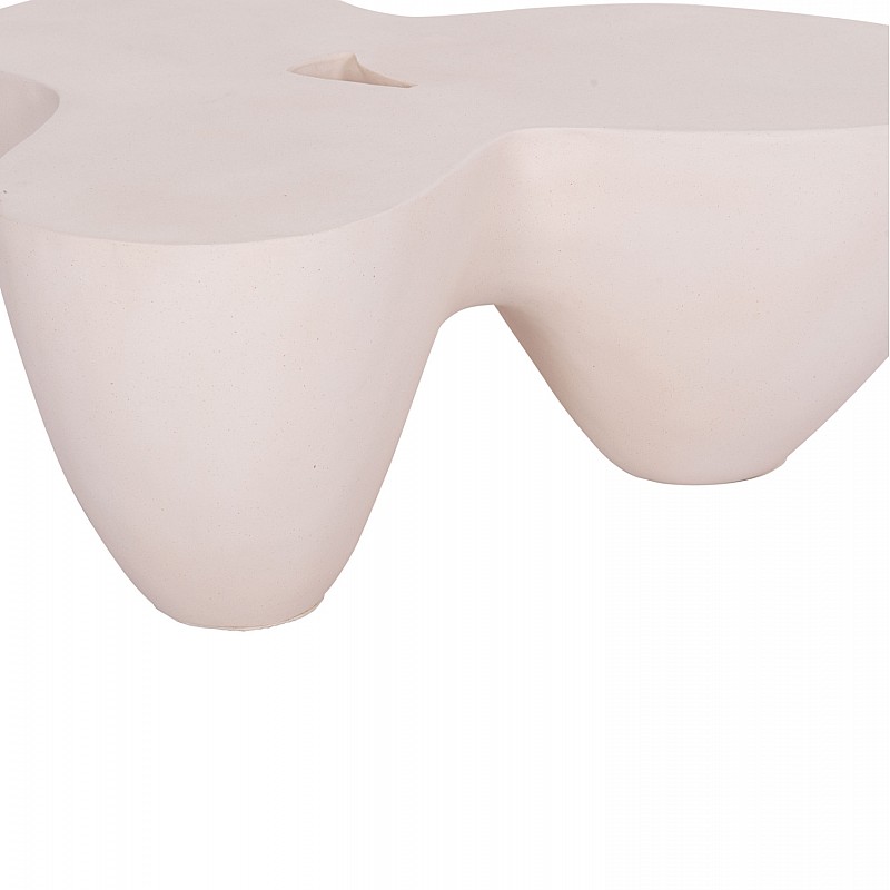 ΤΡΑΠΕΖΙ ΣΑΛΟΝΙΟΥ SALLEN HM18161.02 FIBER CEMENT ΣΕ ΛΕΥΚΟ--108x94x38,5Υεκ.