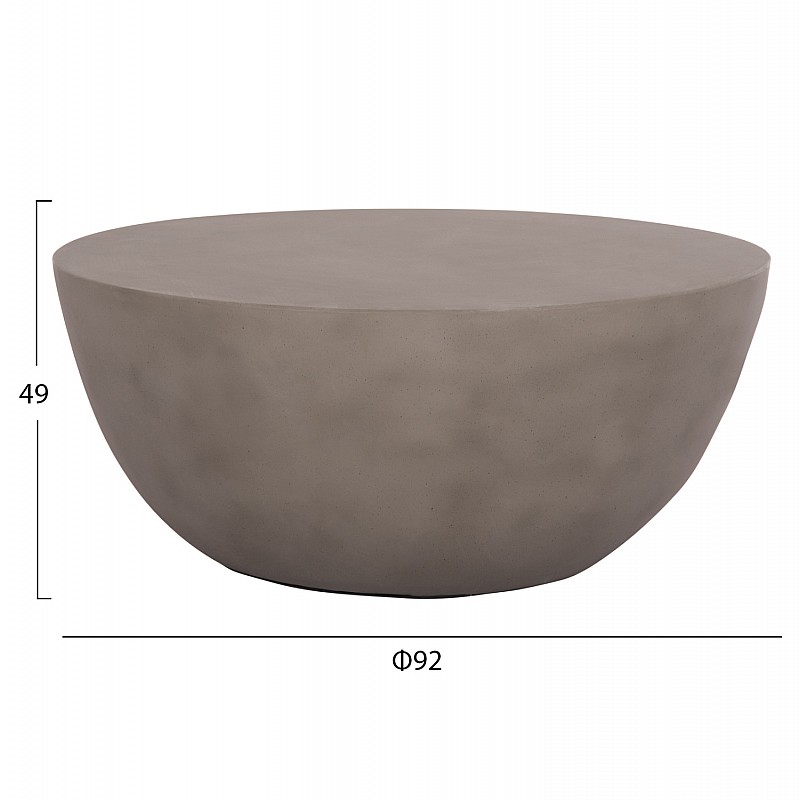 ΤΡΑΠΕΖΙ ΣΑΛΟΝΙΟΥ ΣΤΡΟΓΓΥΛΟ ALLAN HM18162.03 FIBER CEMENT ΣΕ ΓΚΡΙ--Φ92x49Υεκ. ΤΡΑΠΕΖΙ ΣΑΛΟΝΙΟΥ ΣΤΡΟΓΓΥΛΟ ALLAN HM18162.03 FIBER CEMENT ΣΕ ΓΚΡΙ--Φ92x49Υεκ.