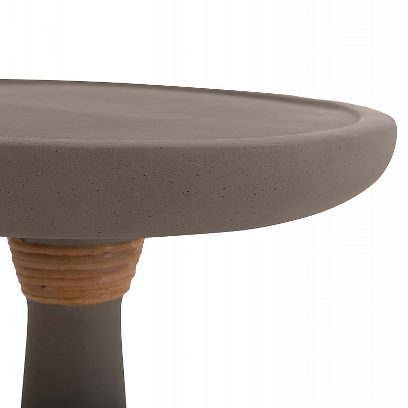 ΒΟΗΘΗΤΙΚΟ ΤΡΑΠΕΖΙ ΓΙΑ ΛΑΜΠΑΤΕΡ TORG HM18170.03 FIBER CEMENT ΓΚΡΙ Φ41x62Υεκ.