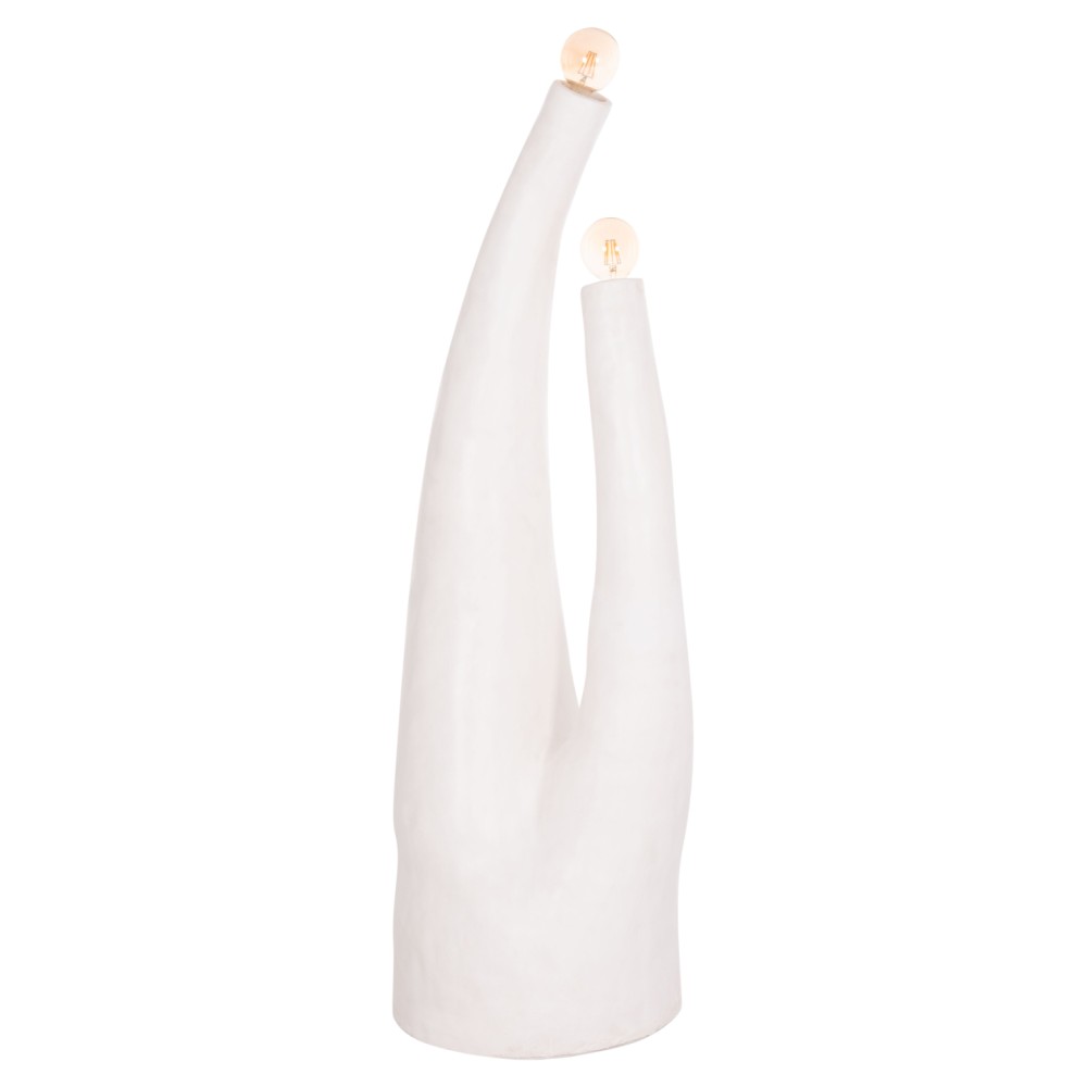 ΔΙΑΚΟΣΜΗΤΙΚΟ ΦΩΤΙΣΤΙΚΟ ΔΑΠΕΔΟΥ TUSKEN HM4702.02 FIBER CEMENT-ΛΕΥΚΟ 50x43x145Υεκ