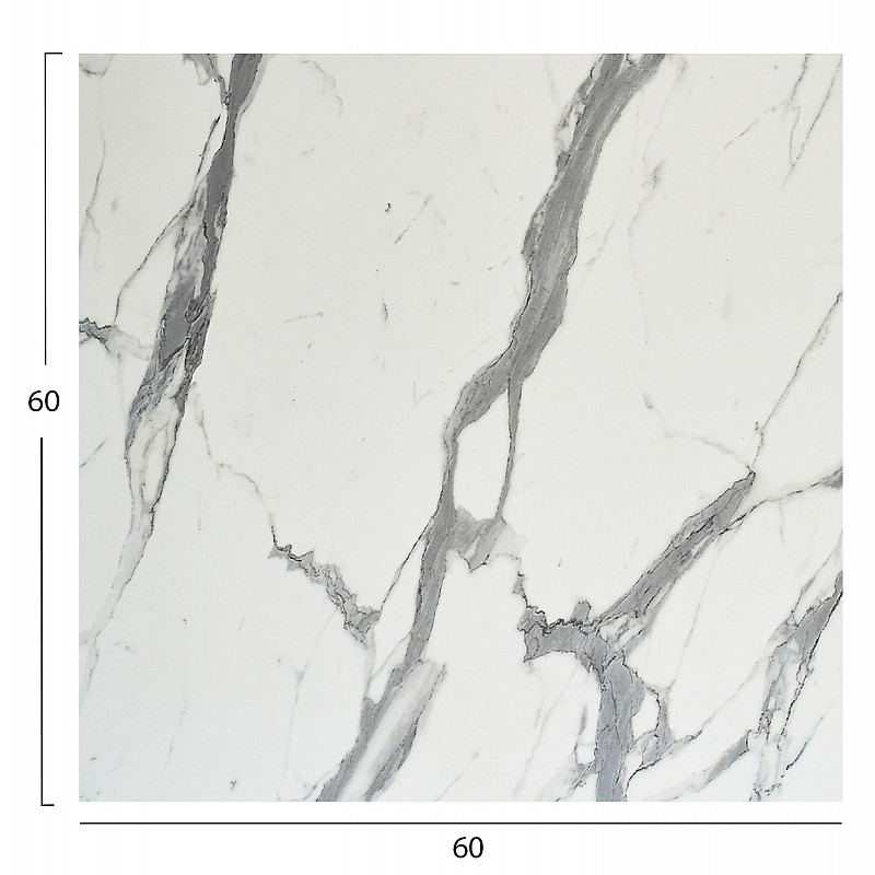 ΕΠΙΦΑΝΕΙΑ ΤΡΑΠΕΖΙΟΥ HPL ΤΕΤΡΑΓΩΝΗ HM5837.31 WHITE MARBLE 60x60εκ.